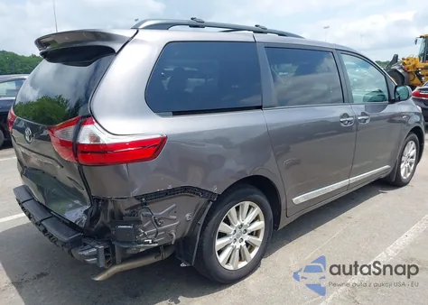 2017 Toyota Sienna Xle 7 Passenger z USA, uszkodzony, nr VIN 5TDDZ3DC3HS186879